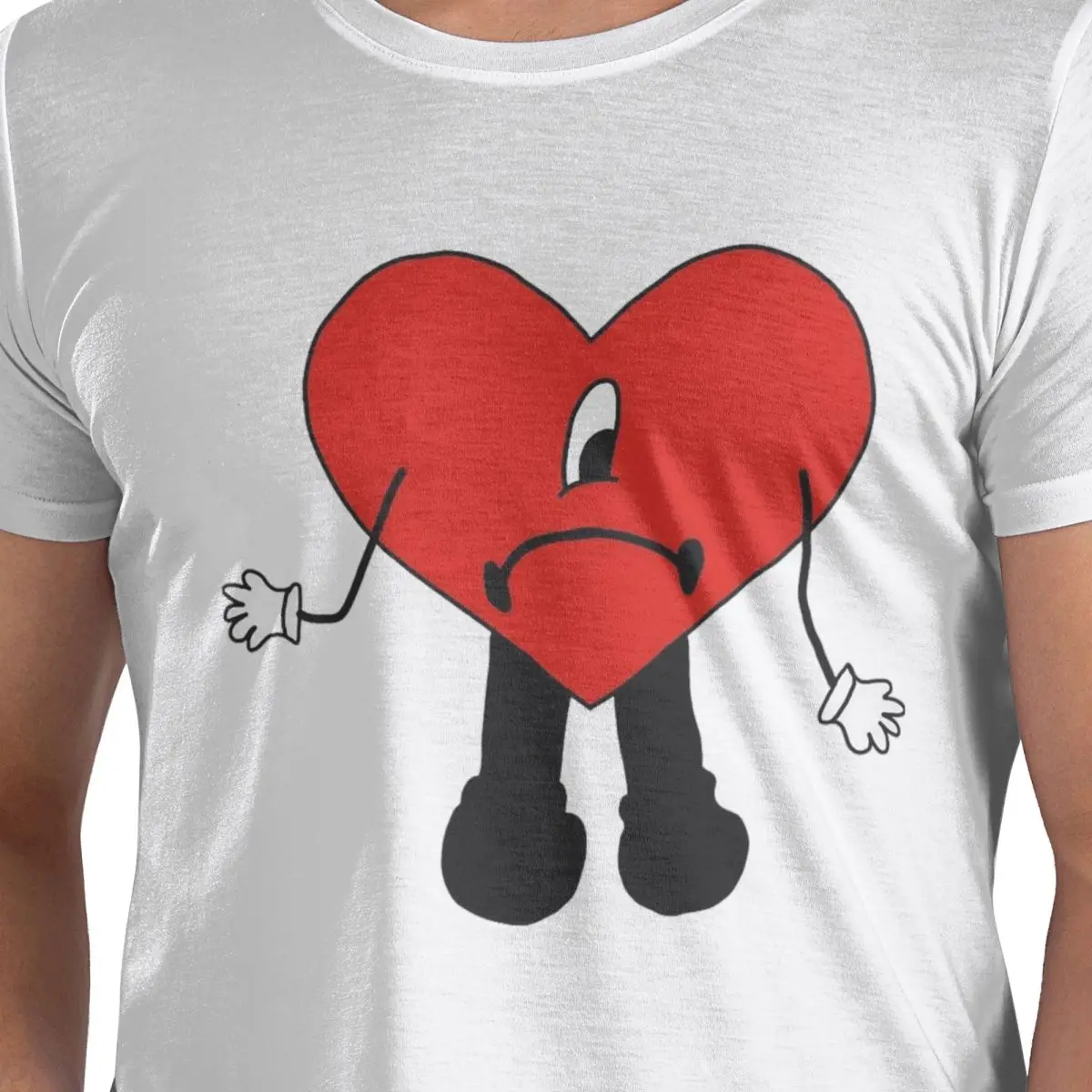 

Bad Bunny Benito Antonio футболка из 100% хлопка, мужские футболки большого размера, мужские футболки с круглым вырезом и коротким рукавом, S-6XL