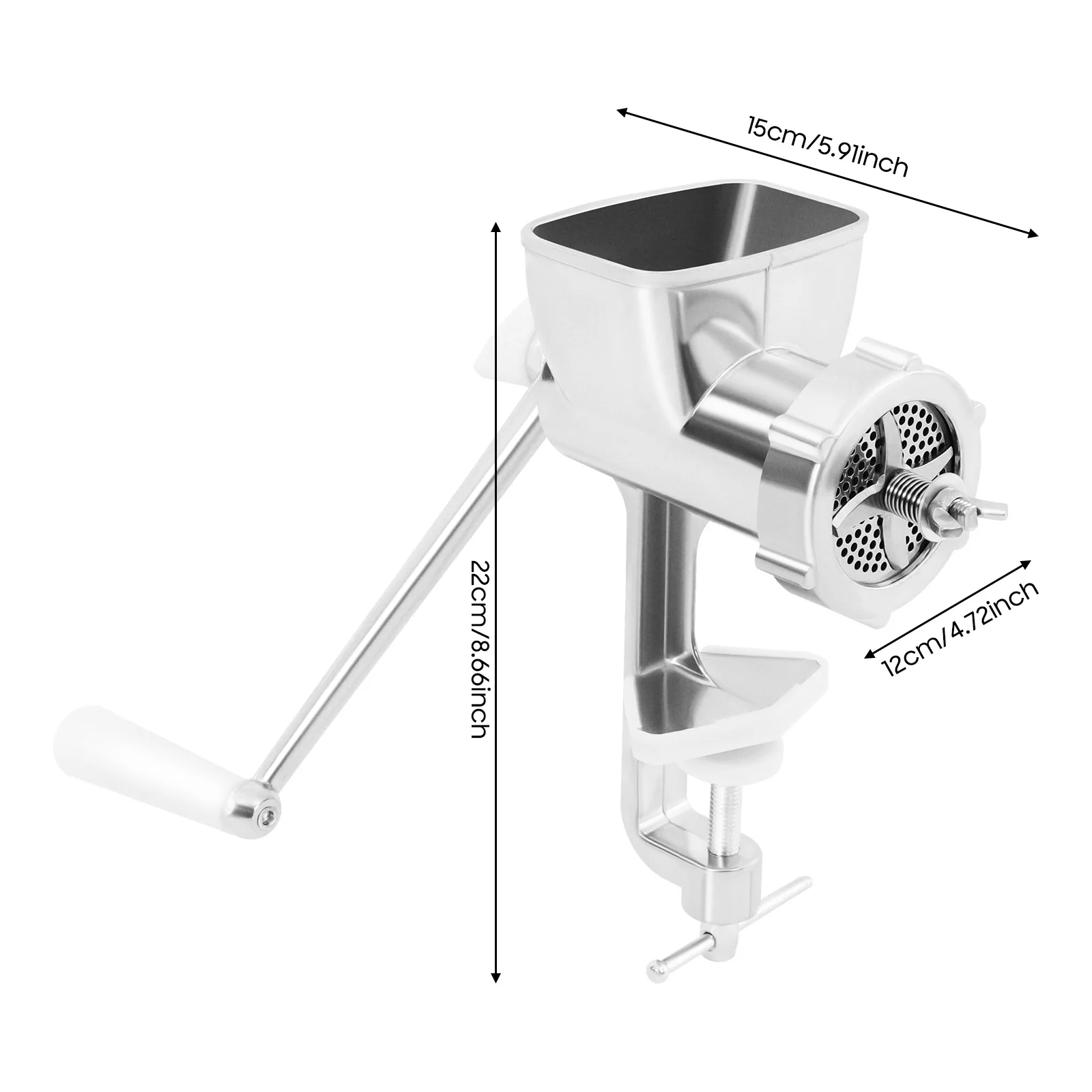 Manuelle Futterpelletmaschine, Futterherstellungsmaschine, passend für Vögel, Angelköder, Futterhoom