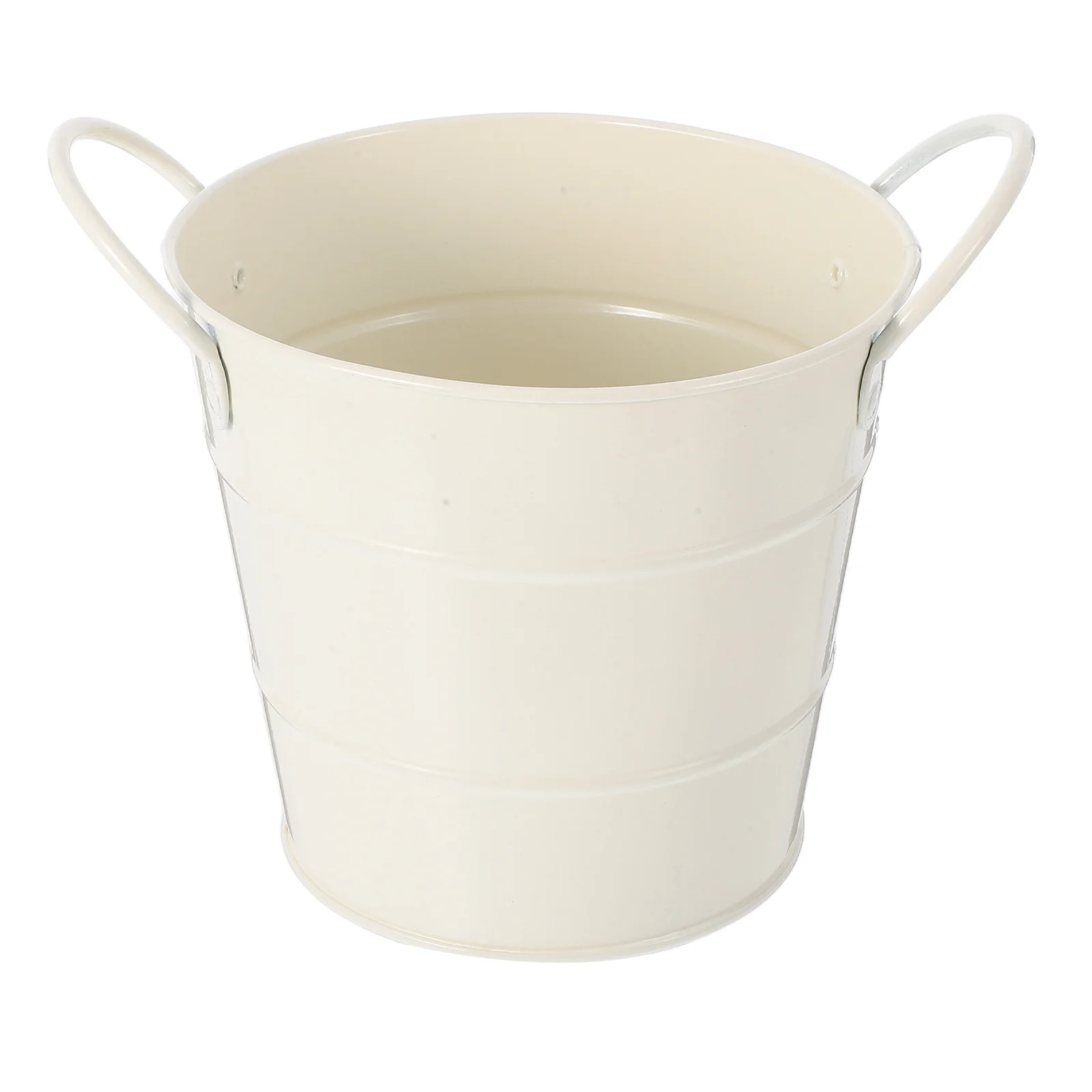 

Desktop Storage Bucket Cute Pen Cup Holder Waste Bin Carton Garbage Bedroom Basket Galvanized Iron Countertop Trash Can Office