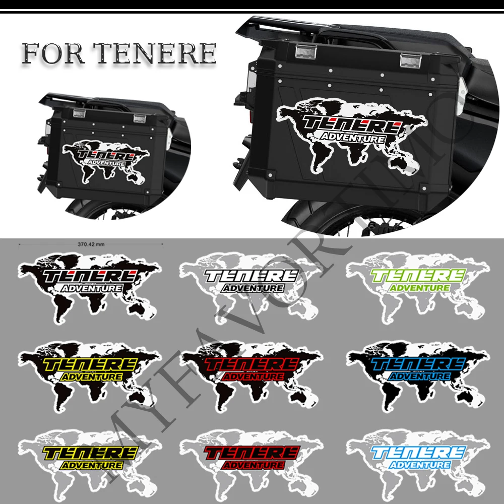 For Yamaha 700 1200 1200XT Tank Stickers Pad Protector Trunk Tenere  SUPER Luggage Cases Emblem Symbol Fairing Helmet