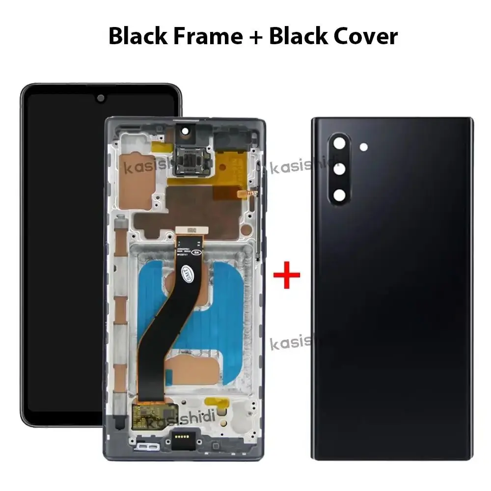 With Frame TFT For Samsung Galaxy Note 10 N970 N970F LCD Touch Screen Digitizer Assembly Replacement Display Parts 100% Tested