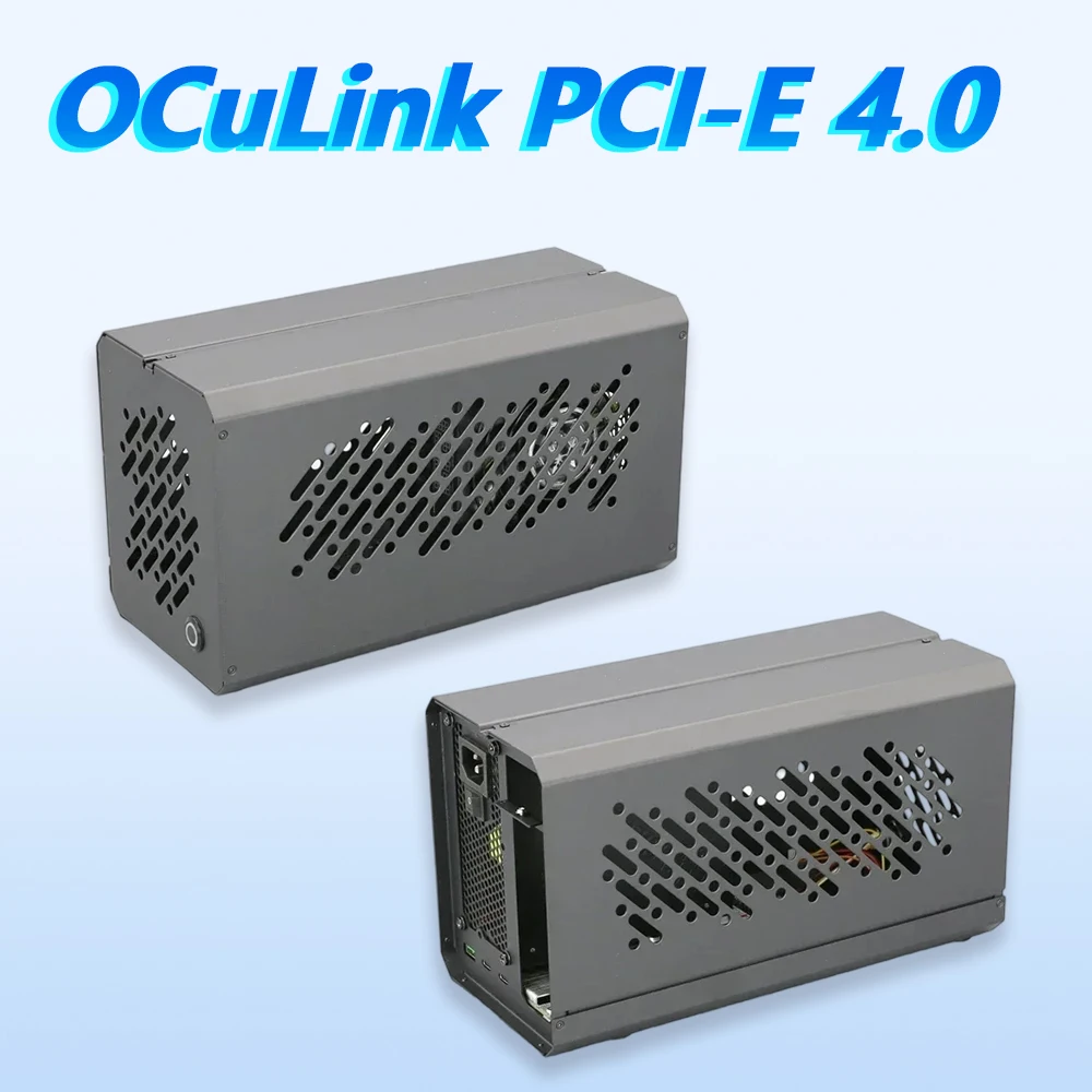 

eGPU OcuLink Thunderbolt3/4 USB4 PCIE 4.0 TH3P4G3 OCuP4v2 ATX SFX FLEX Внешняя видеокарта Графический процессор Док-станция с металлическим каркасом