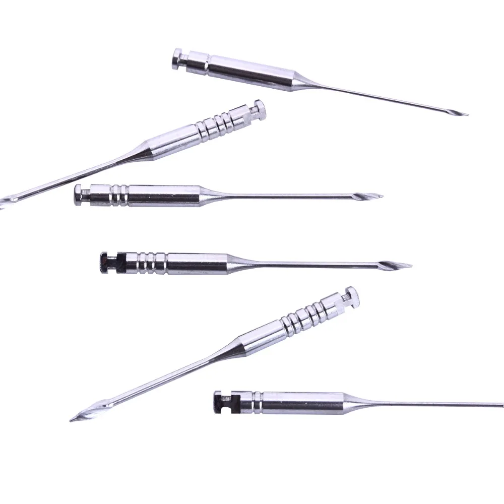 6 قطعة/صندوق محرك الأسنان استخدام بوابات اللبية الحفر بيسو موسعات Glidden Rotary32mm # 1-6 ملفات إندو من الفولاذ المقاوم للصدأ طبيب الأسنان