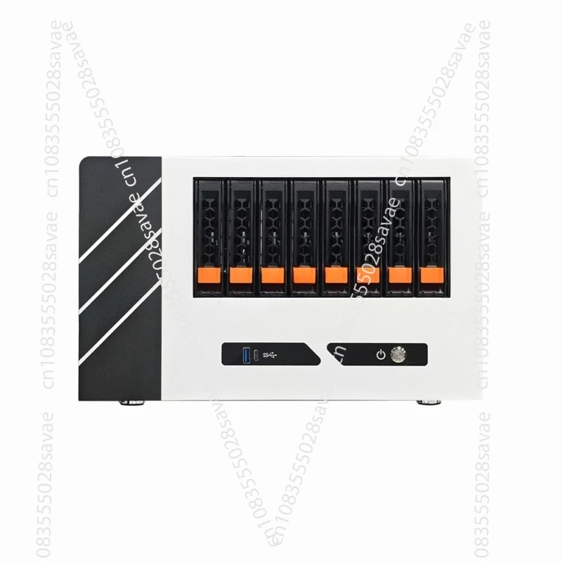 8-Bay  Storage Server Chassis, Full-Height  Motherboard Support, Hot-Swappable