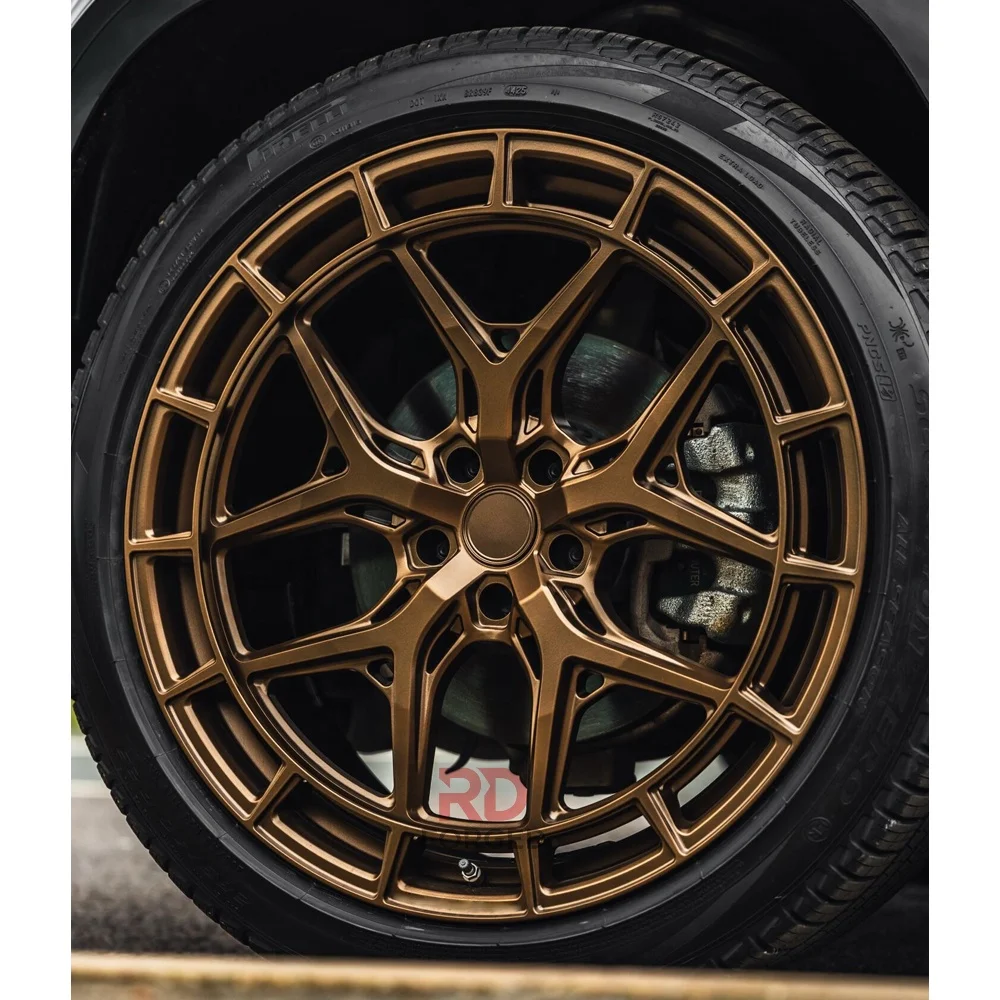 For Custom Bronze 17 18 19 20 21 22 24 26 Inch 4X4 Wheel 5x114.3 5x112 5x120 5x130 Forged Alloy Wheel Rims for Off-road Wheels