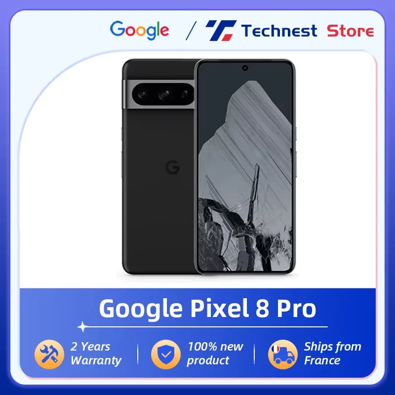 Global Version Google Pixel 8 Pro 5G Google Tensor G3 6.7inch 120HZ LTPO OLED Display 50MP Main Camera 5050mAh Battery IP68