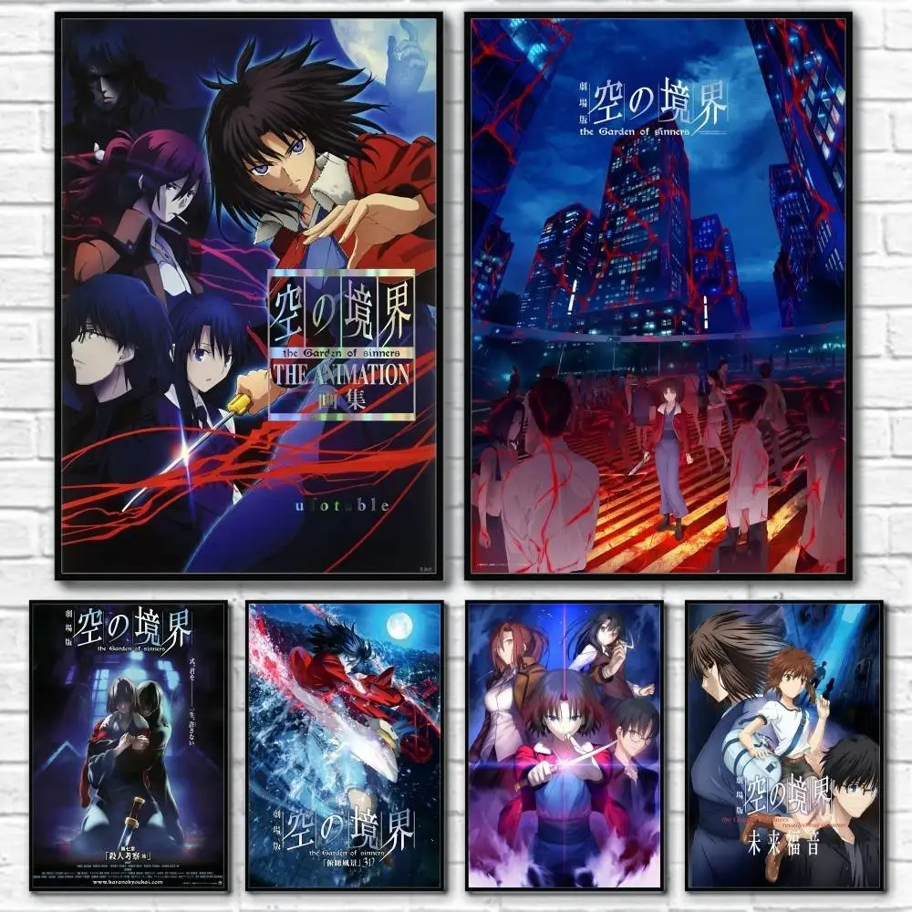 

The G-Garden Of Sinners Poster Home Living Bed Room Bar Hallway Sticky Wall Art Printing Waterproof Aesthetic Decor