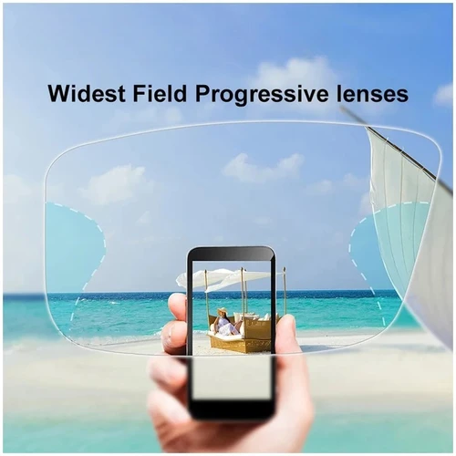 Imagen 2 del producto VICKY lentes multifocales CR39 de alta calidad 1,56/1,61/1,67/1,74 lentes progresivas profesionales personalizadas de amplio campo de visión