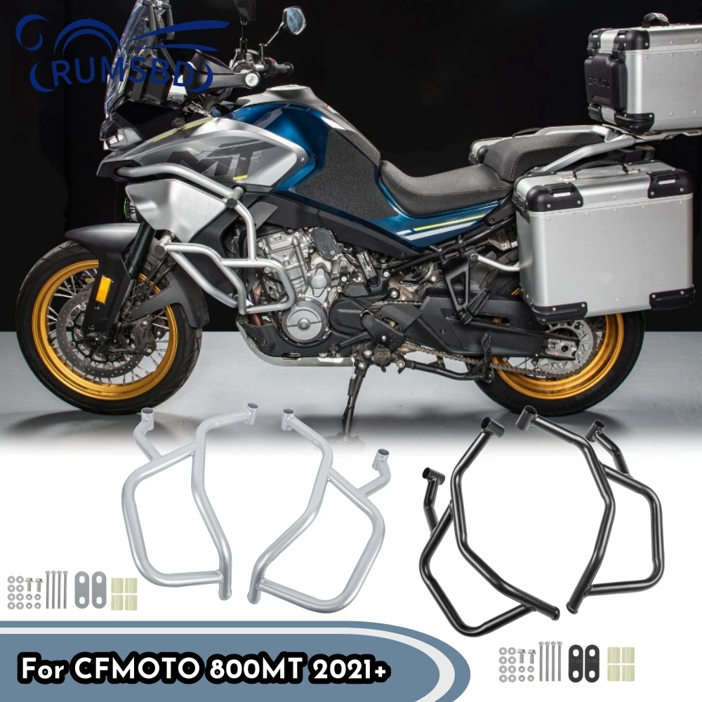 

Motorcycle Accessories Frame Crash Bar Falling Protector For CFMOTO 800MT 800 MT 2021-2023 Motorbike Highway Engine Guard Bumper