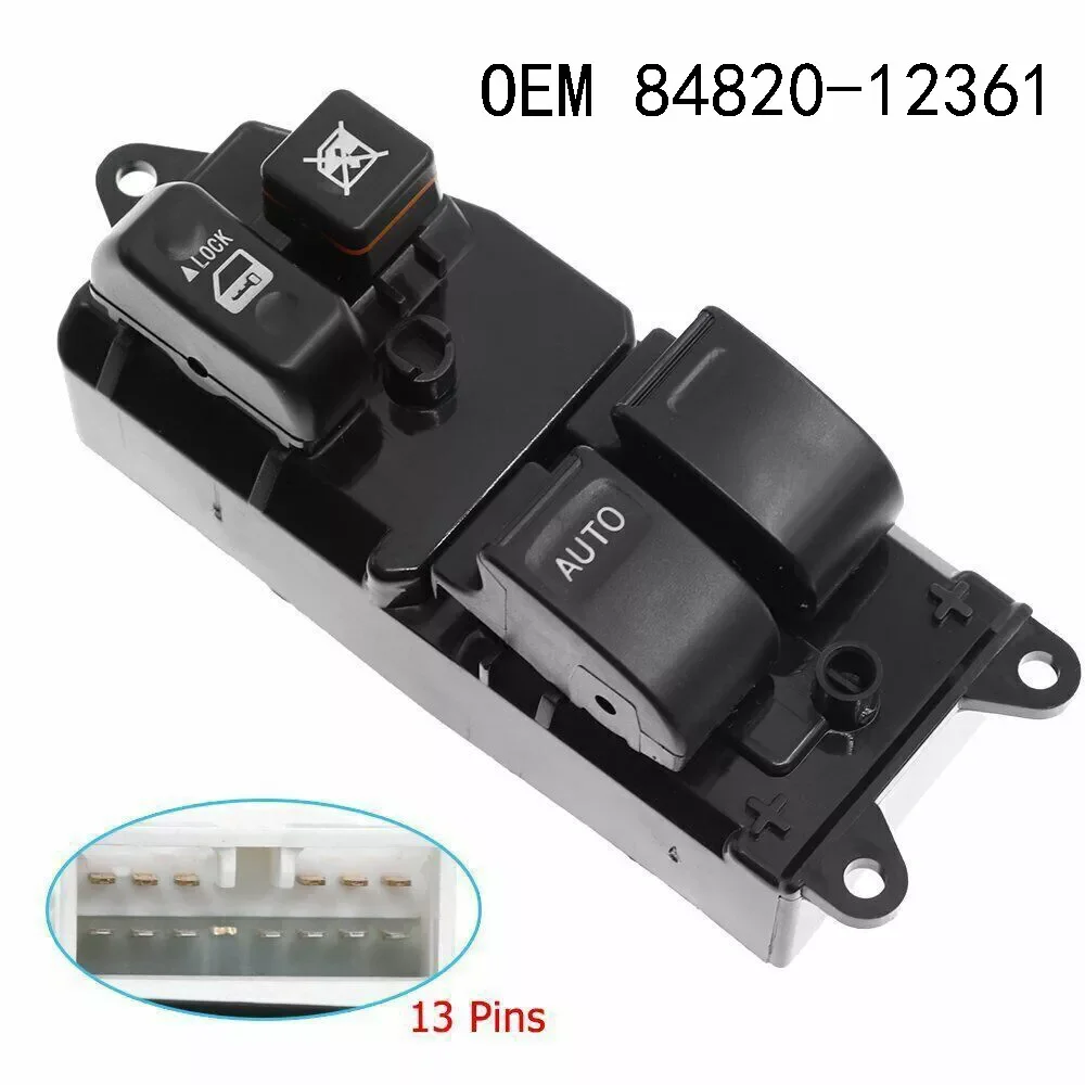 

Power Window Master Control Switch 84820-12361 For Toyota Corolla E11 1997-2002 8482012361 FREE SHIPPING!!!