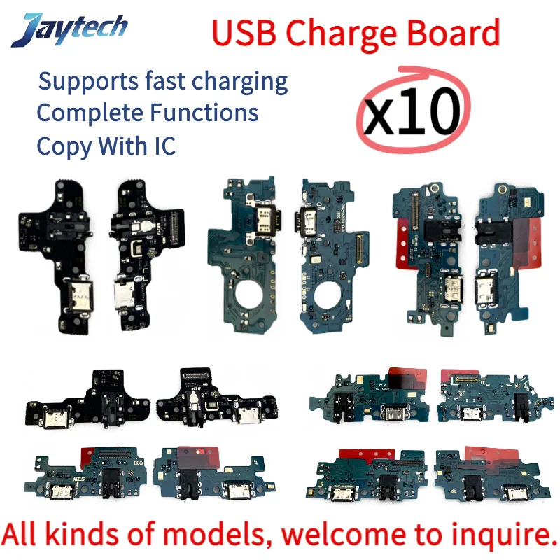 

10 шт. USB-порт для зарядки, док-станция, разъем для зарядного устройства, гибкий кабель для Samsung A21 A21S A24 A25 A30 A30S A31 A35