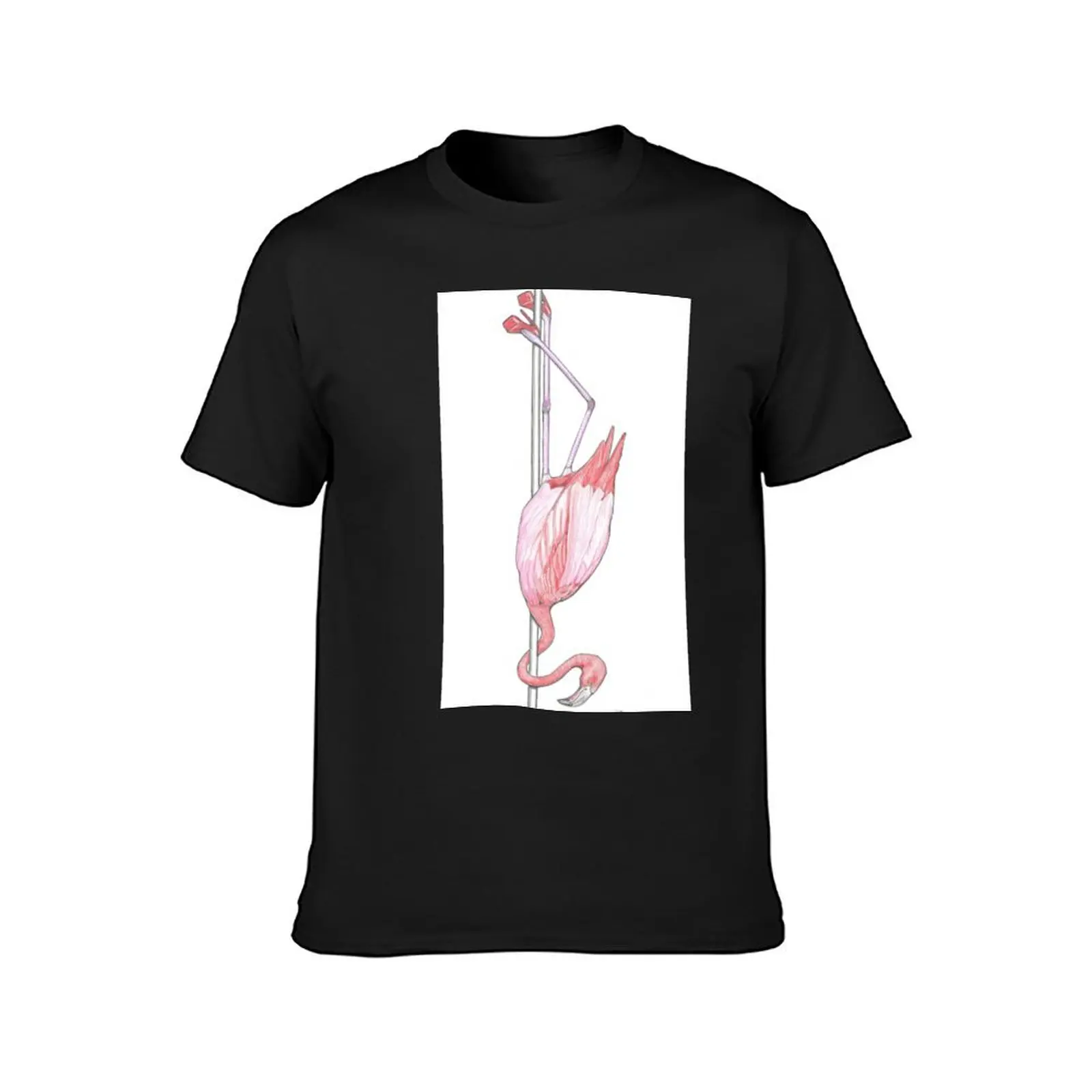 Flamingo in Flamingo Heels T-Shirt customs plus sizes t shirts for men graphic