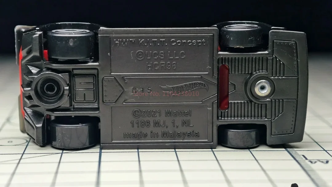 هوت ويلز نايت رايدر K.I.T.T. أسود # 83 ثقافة البوب K.I.T.T Hxd63 ريترو الترفيه K.I.T.T 1/64 دييكاست لعبة سيارة نموذجية #5