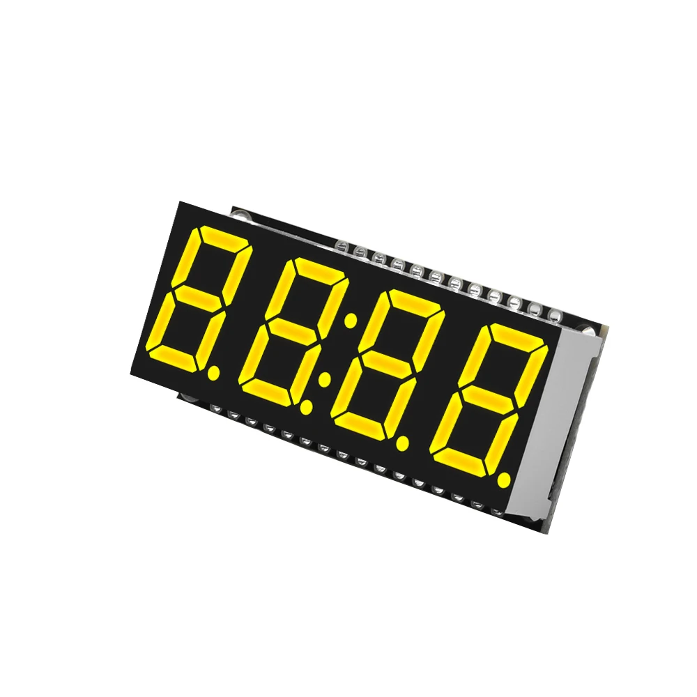 Módulo Display LED para Arduino, Relógio Display Módulos, Time Clock Indicador, 4 dígitos, 7 segmentos, 0.56 ", HT16K33