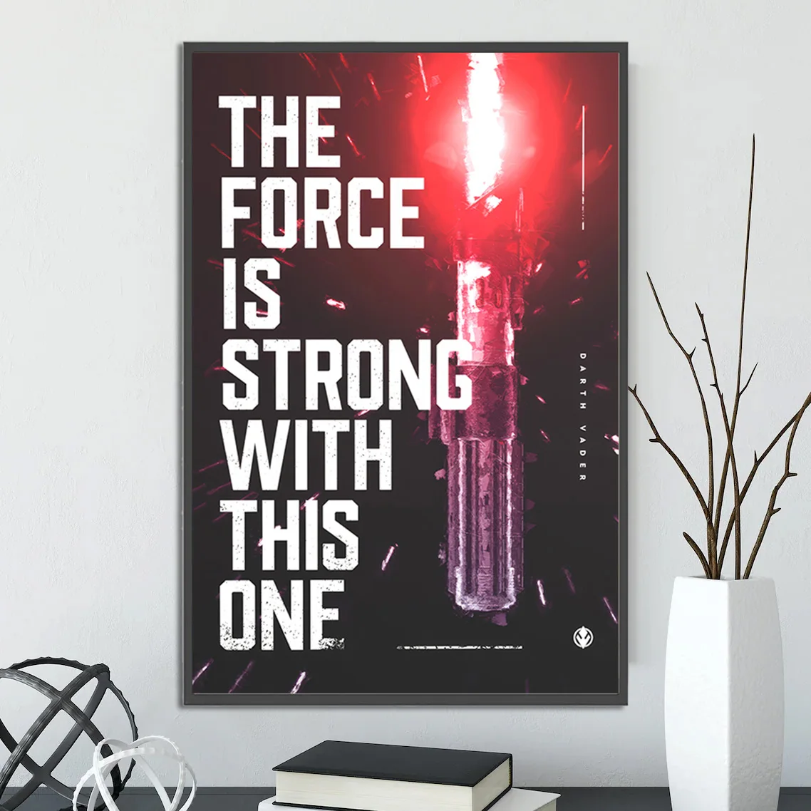 Star Wars Lightsabers Self-adhesive Poster Movie Figures Home Decoration Painting Wall Deocr Art Bedroom Wallpaper Kid Gift