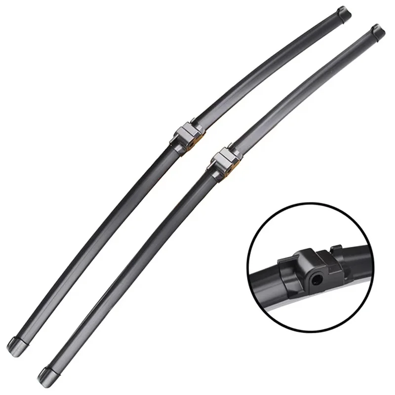 

The front wiper is suitable for Mercedes Benz CLS Saloon W219 small square side inserted boneless wipers from 04 to 10 years old