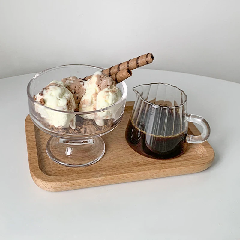 Instagram Simple Glass Dessert Cup Yogurt Cup Tall Ice Cream Bowl Ice Cream Cup Ice Cream Cup Yogurt Bowl