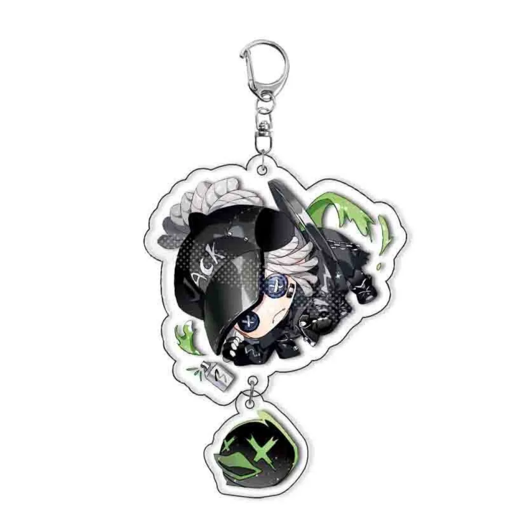 Identity V Anime Night Tide Skin KeyChain Joseph Desaulniers Grace Margaretha Zelle Key Chain for Acrylic Keyring Pendant Gifts