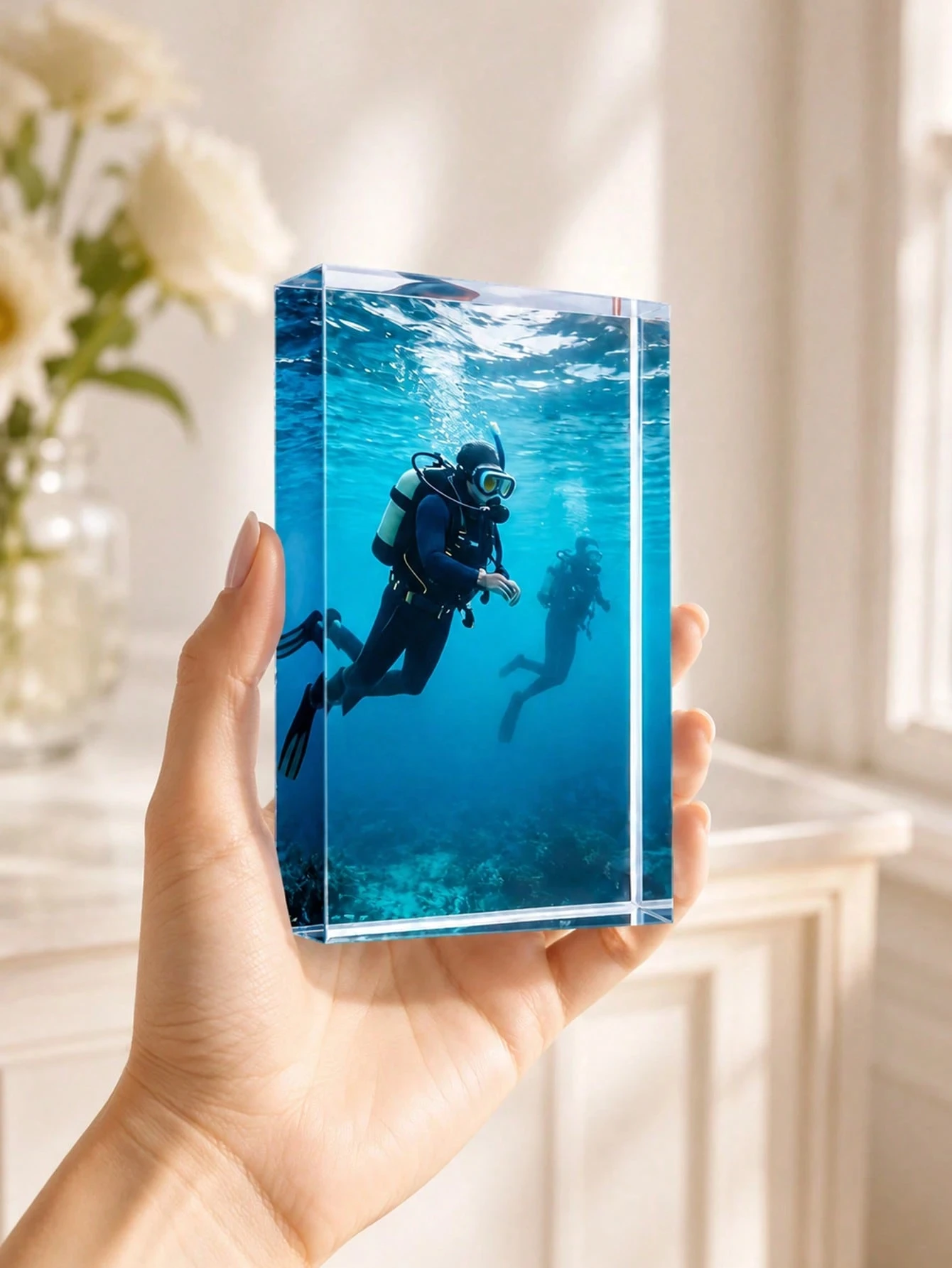 Photo Acrylic Block - Custom Acrylic Photo Gift, Personalized UV