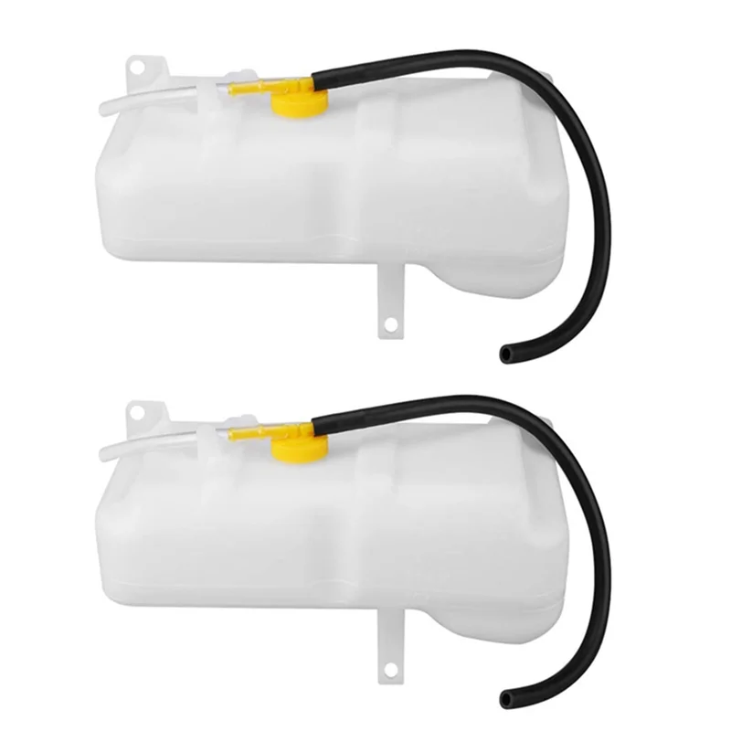 

NEW-2PCS 17931-NI020DO Car Coolant Overflow Bottle Reservoir Tank Dual Pipe Tank For Nissan Patrol GQ/Ford Maverick 88-94