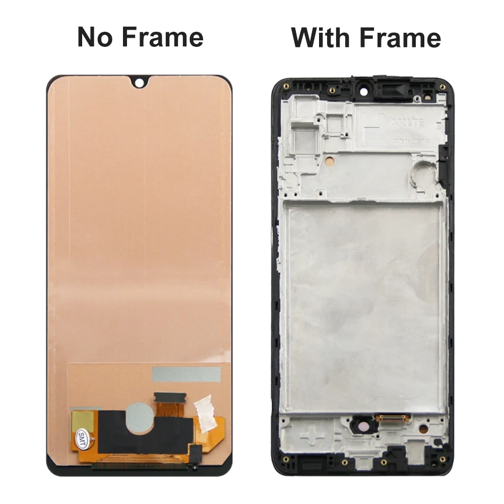 A32 4G Super AMOLED Screen Assembly for Samsung Galaxy A32 A325F A325F/DS LCD Dispaly with Touch Screen Digitizer Replacement