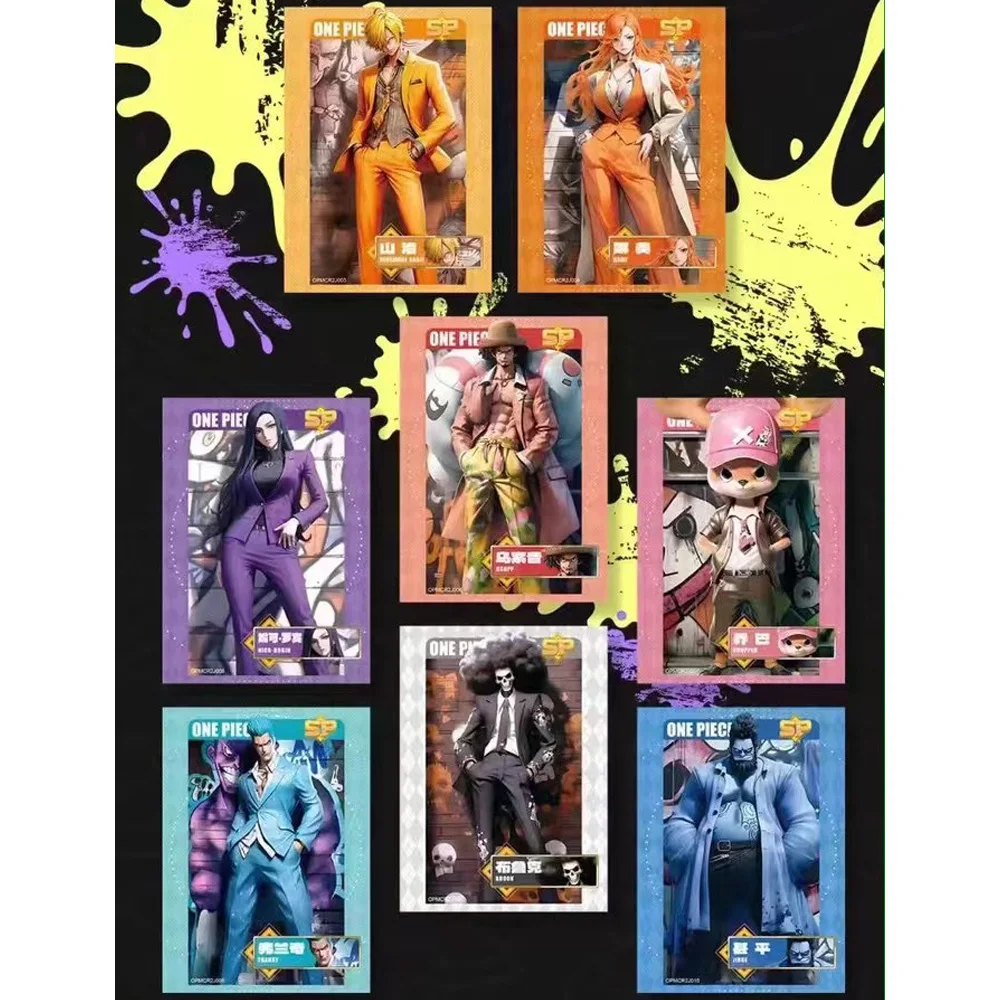 One Piece Card Booste Box TCG Collections Japanese Anime Characters Luffy Zoro Nami Chopper Table Games Children Toys Gift Game