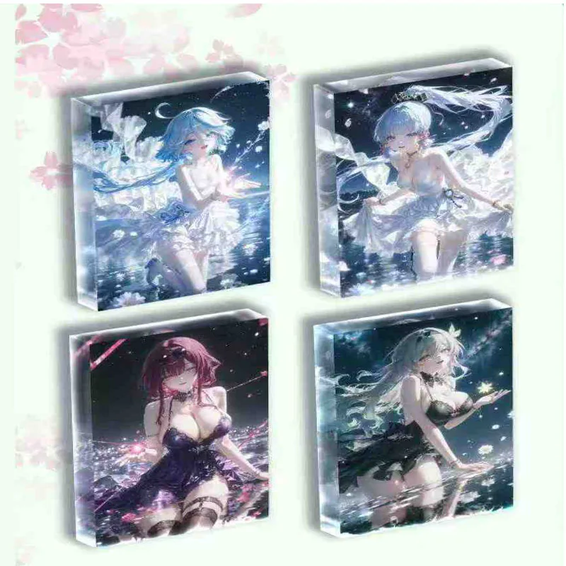 

Wholesale Goddess Cards A5 Acrylic card Anime Cards UR SR HR Rare Characters Collector Edition Booster Pack Display Gift Set
