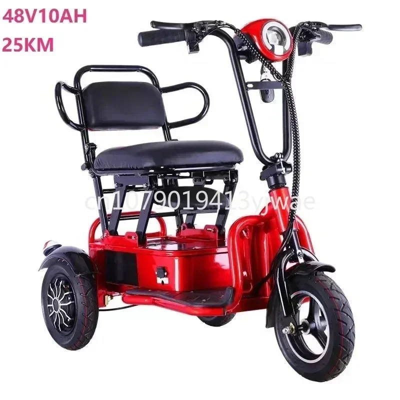 3 wheeler elderly folding mobility handicap disabled three wheel electric scooters with removable battery