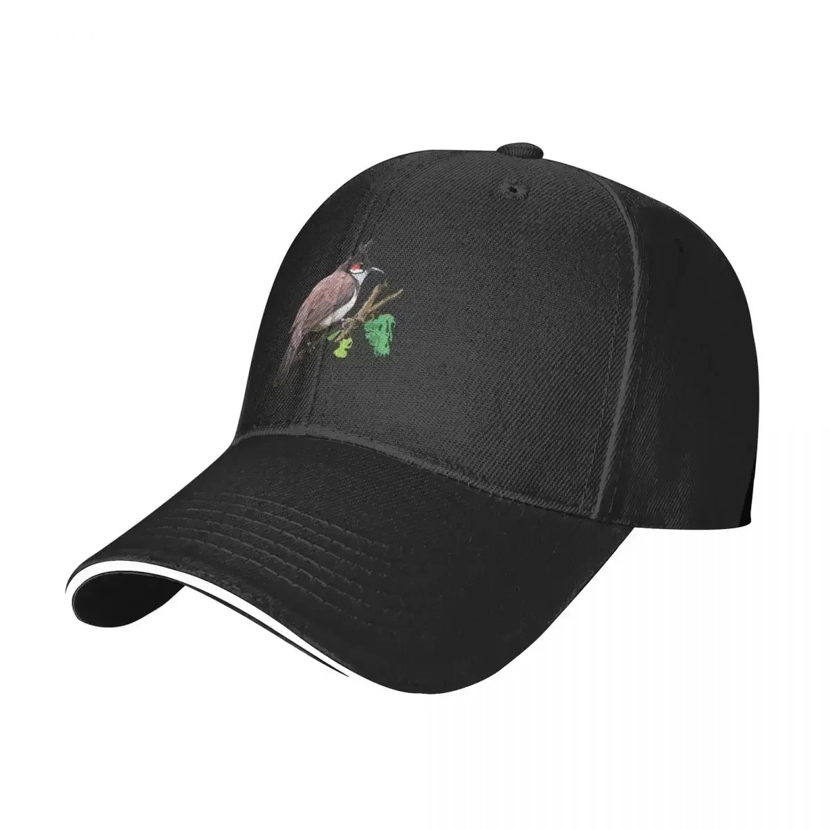 Red-whiskered or crested Bulbul Baseball Cap Icon Adjustable Golf Wear Luxury Hat Mens Hats Women's