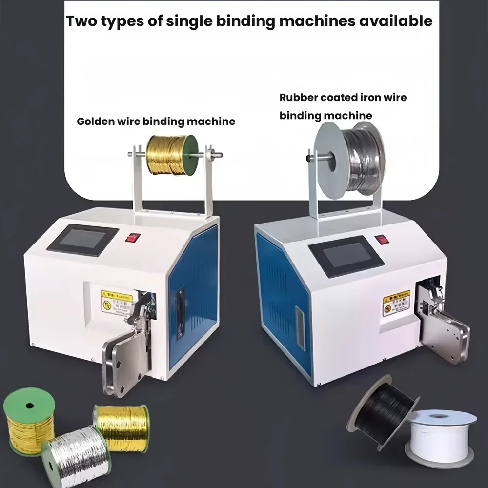 Toast Bag Sealer Plastic Bag Tie Machine Golden Wire Twist Tying Machine for Bakery Packing