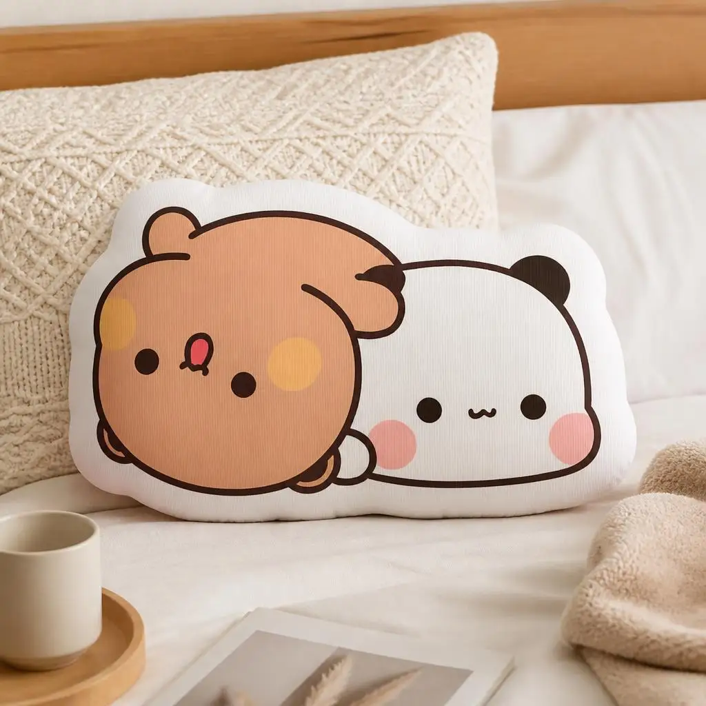 Adorable Bubu Dudu Funny moment Cushion Irregular Stuffed Throw Pillow Home Decor Gift Sofa Bed