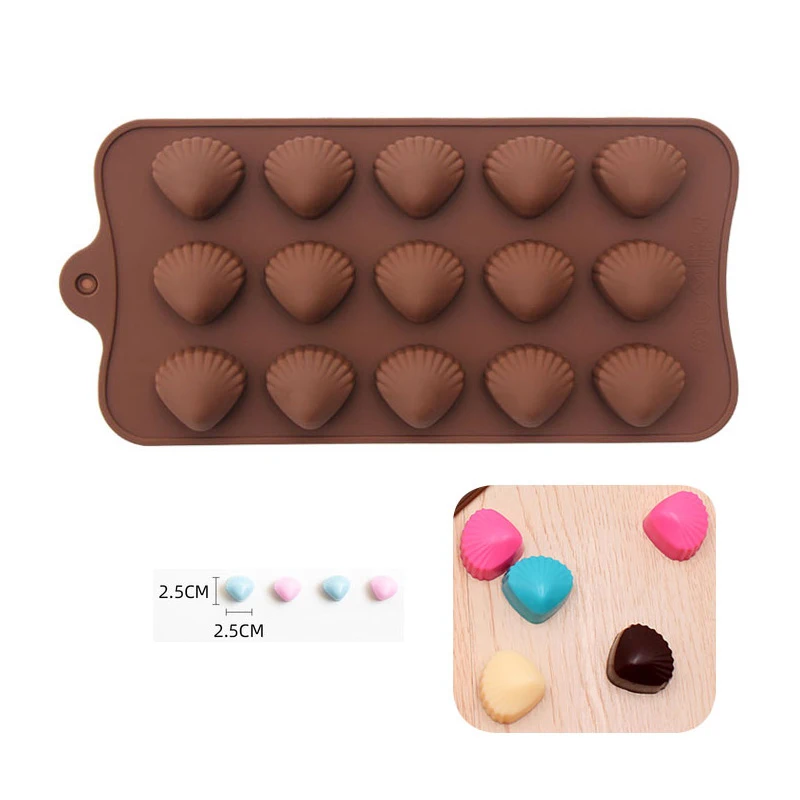 Shell Shape Chocolate Silicone Mold Handmade Dessert Candy Mould Baking Tool