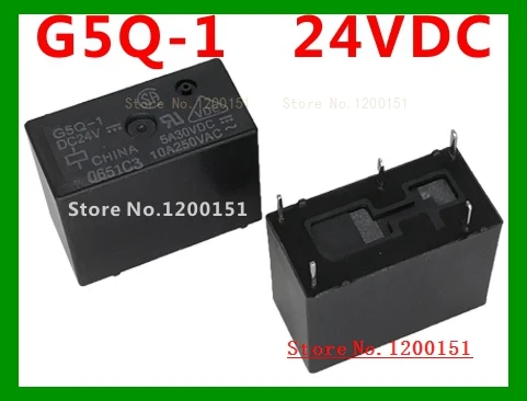 G5Q-1-EU 5VDC 12VDC 24VDC G5Q-1 DC24V relay DIP-5