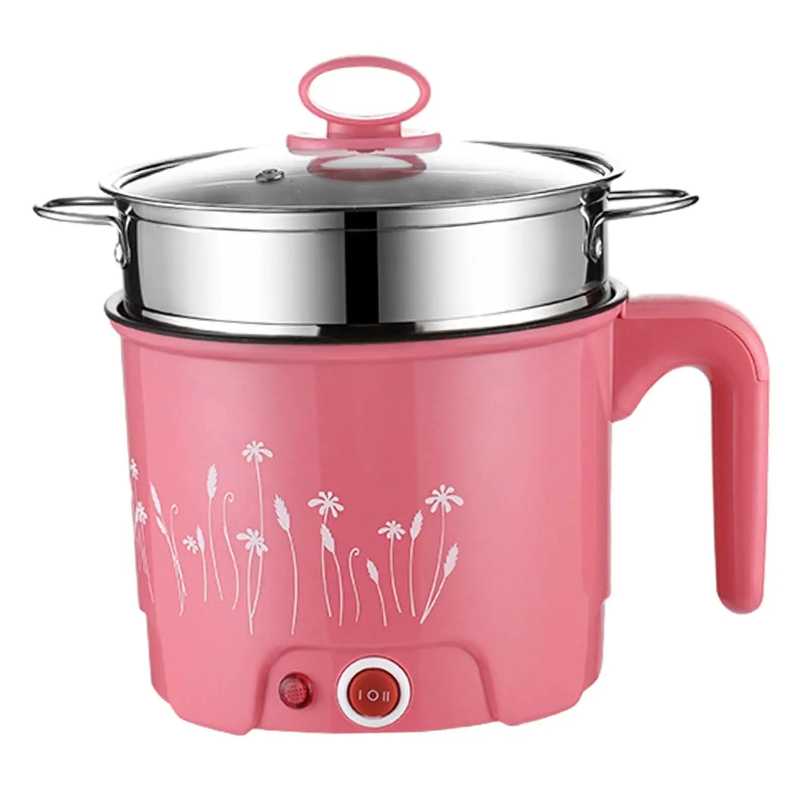 Ollas eléctricas antiadherentes, sartén multifuncional, Mini cocina de Ramen, fideos, Cocina Para gachas, fideos, habu, bistec Ramen