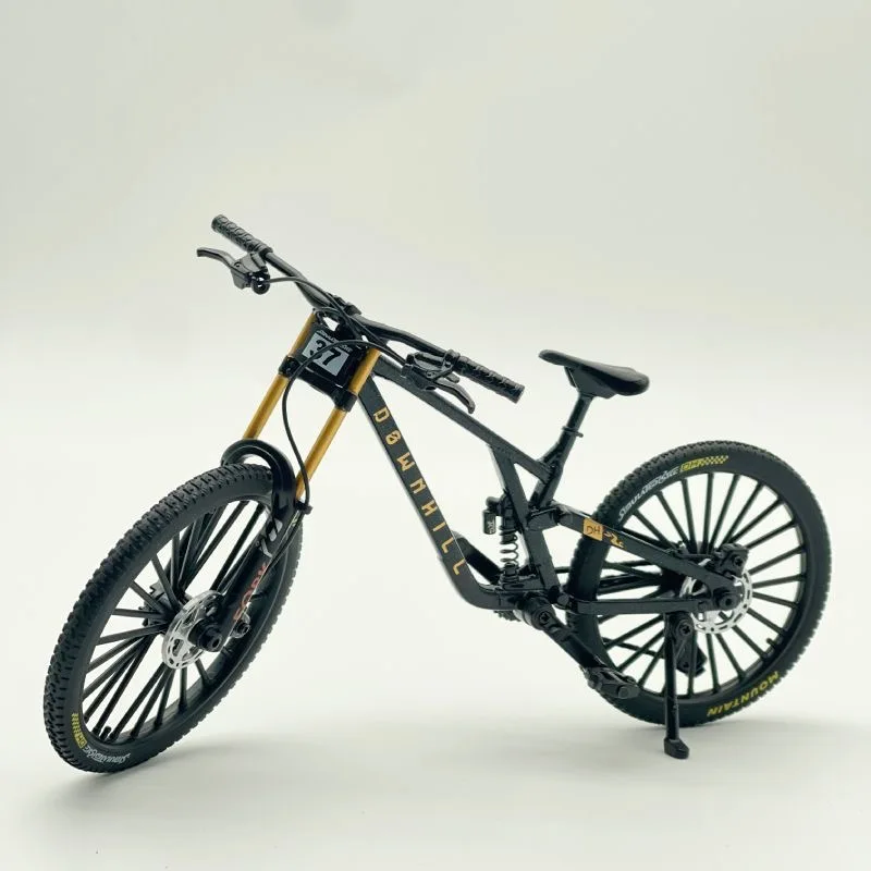 1:8 Neues Mini-Legierungs-Fahrradmodell, Simuliertes Finger-Mountainbike aus Metall, Lustige Sammlerstücke und Geschenke für Jungen – Detail 7