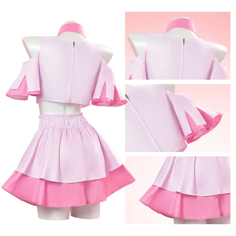 ANIMECC IN STOCK Still in Love Tokai Teio Haru Urara Oguri Cap Cosplay Umamusume Cosplay Wig Tail Pink Dress Halloween for Women view 6