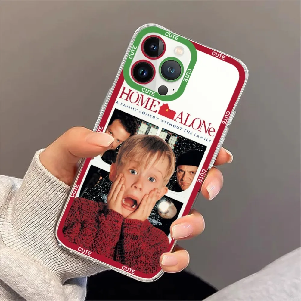 Home Alone Phone Case For iPhone 11 12 Mini 13 14 Pro Max Transparent Shell