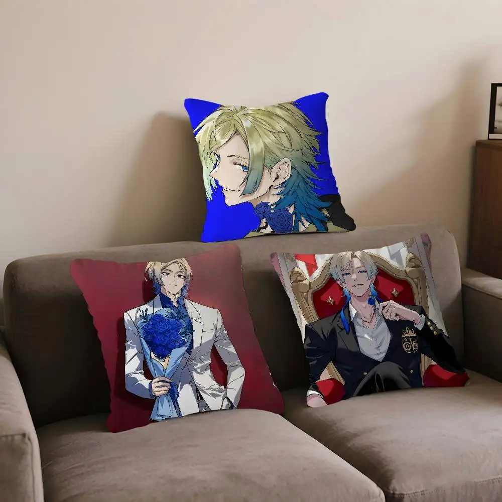 

B-Blue LockS Kaiser Pillow Anime Pillow Sofa Bed Head Pillow Cover Cushion Cover 45x45 Cm Fashion