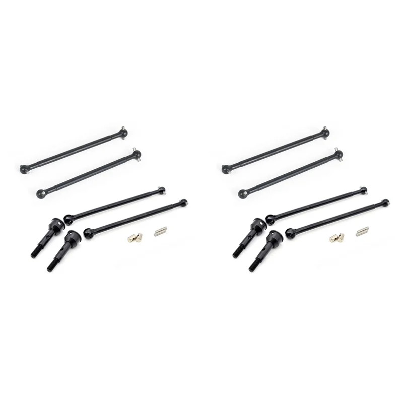 4X Metal Front And Rear Drive Shaft CVD Dogbone For ZD Racing DBX-10 DBX10 1/10 RC Car Upgrade Parts Spare Accessories