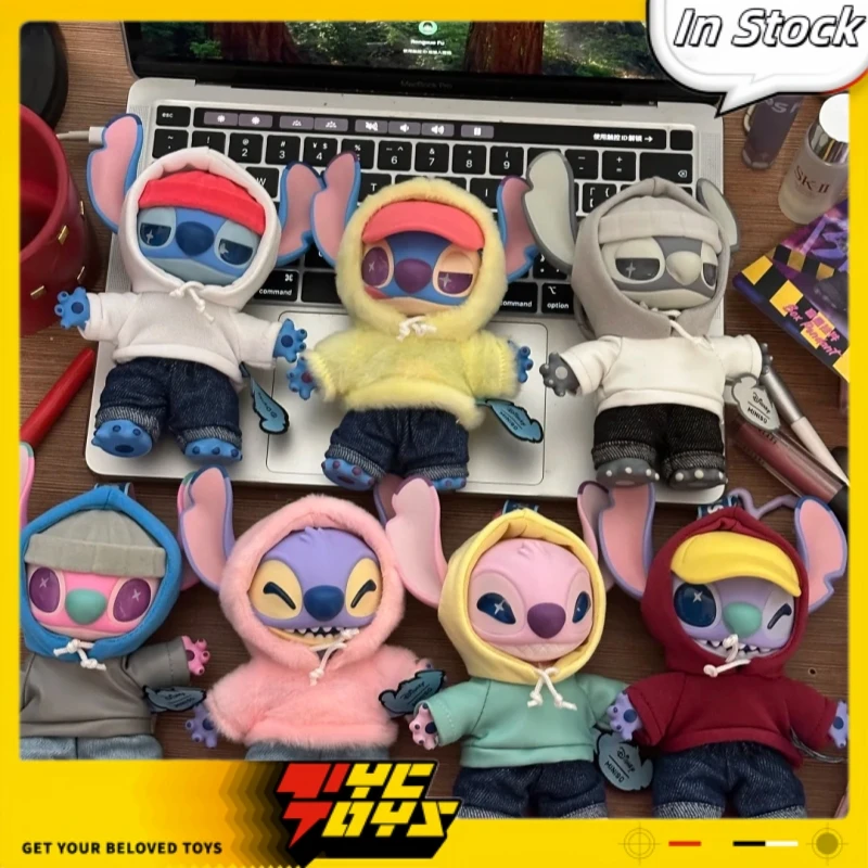 

In Stock Original Disney Stitch Genz Street Series Blind Box Vinyl Plush Pendant Trendy Play Action Figure Model Toys Collection