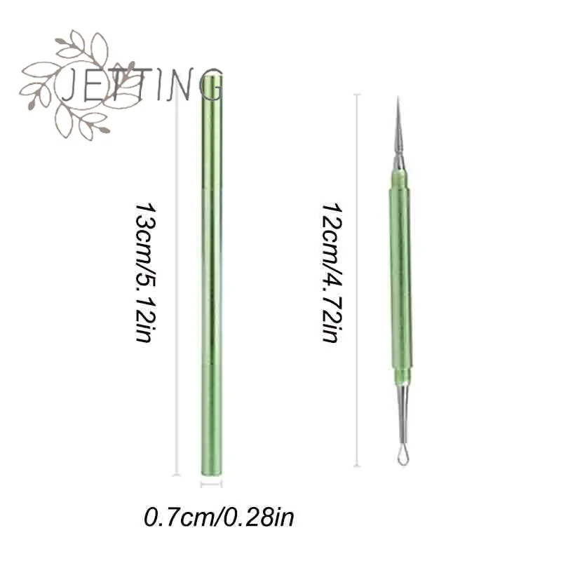 Hot 1Pc Mitesser Komedonen Akne Pickel Blemish Extractor Remover Edelstahl Nadel Entfernen Werkzeuge Gesicht Hautpflege Poren Reiniger