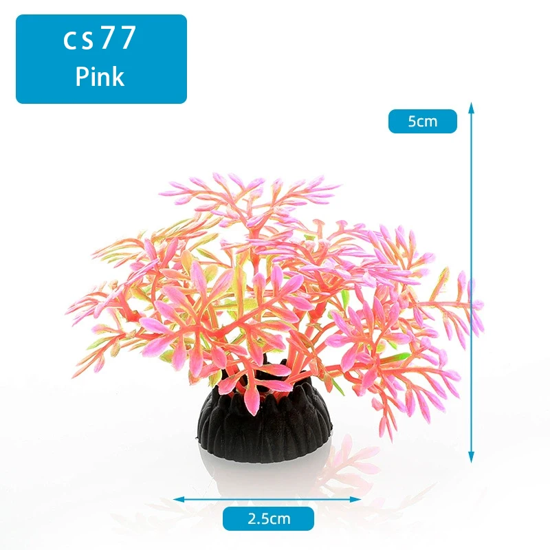 Simulazione Piante artificiali PVC Erbacce d'acqua Ornamento Acquario Erba Decorazione floreale Accessori Acquario Decorazione paesaggistica