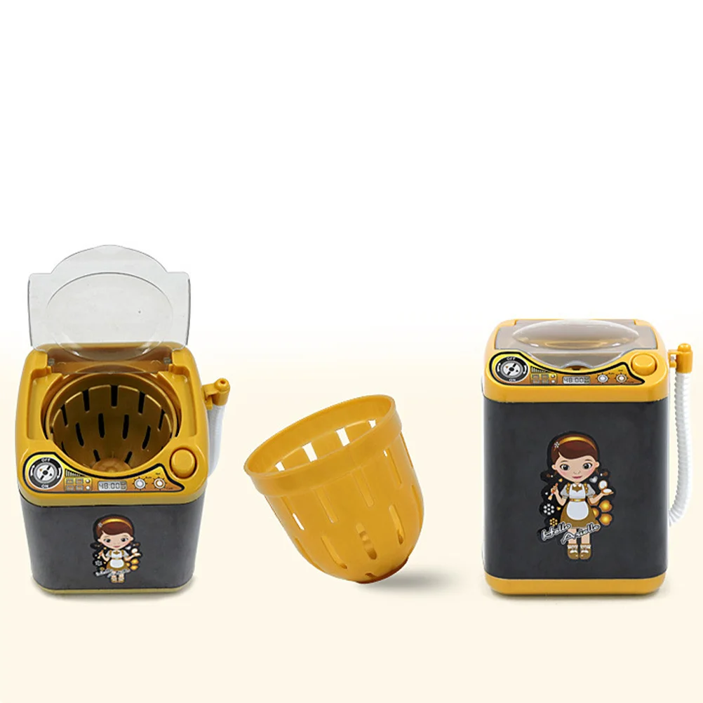 

1Pcs Mini Washing Machine Kids Educational Pretend Play Appliance Simulated Water Rotation Function Develop Cognitive Abilities