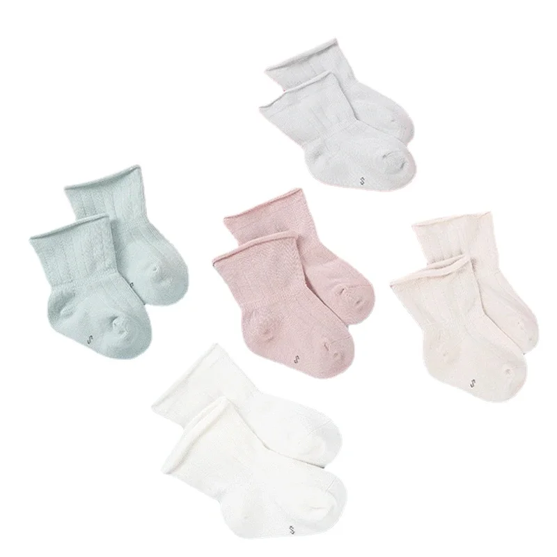 

Soft cotton 5pcs Sets newborn Baby Socks for boys and girls, Breathable and comfortable