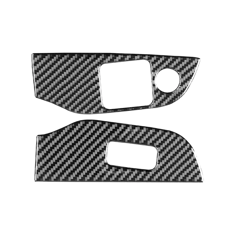 

For 2003 2004 2005 Soft Carbon Fiber Window Lift Switch Button Cover Trim Sticker Accessories