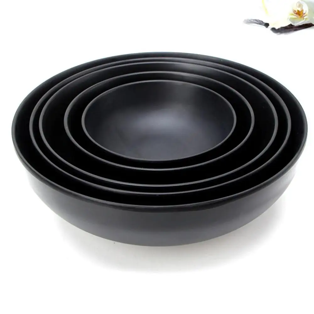 

Easy Cleaning 5 Sizes Home Dull Polish for Noodle,Salad,Soup Imitation Porcelain Ramen Bowl Tableware Kitchen Supplies Bowls