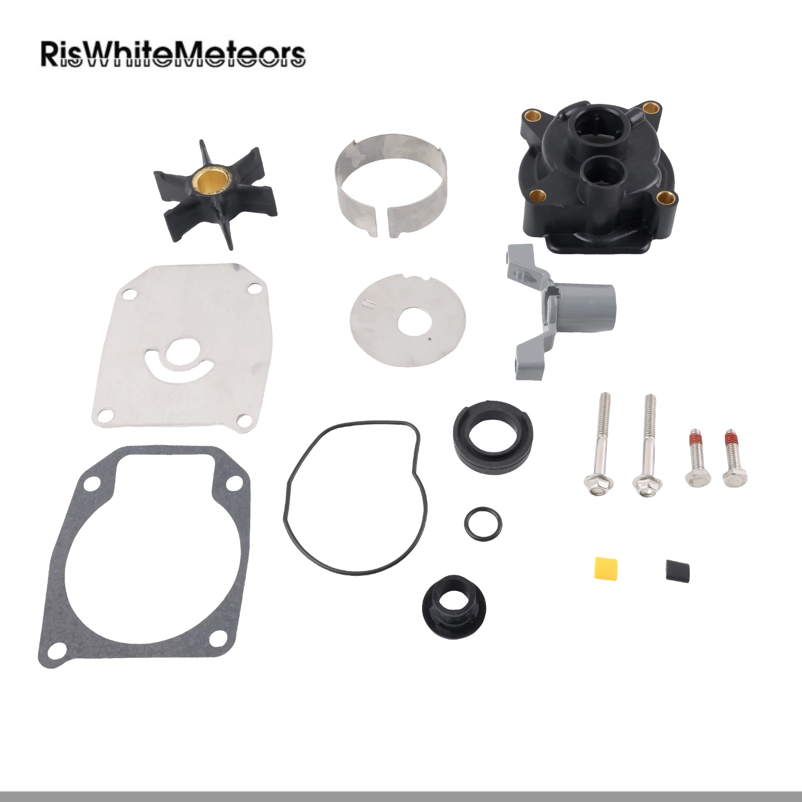 

RisWhiteMeteors 439077 0439077 Water Pump Repair Kit Replacement for Johnson Evinrude OMC BRP Outboard
