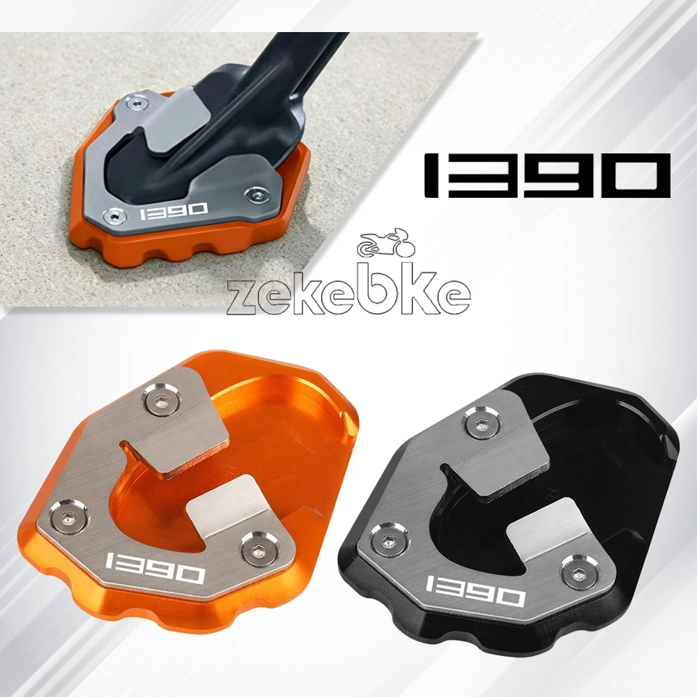 2024 2025 2026 Motorcycle Kickstand Side Stand Extension Pad Enlarger Support Plate For KTM 1290 1390 Super Duke R / R EVO / GT
