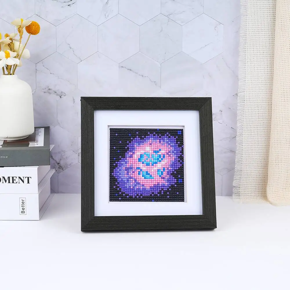 Momoart 10pcs 5D DIY Diamond Painting Planet Landscape Full Round Diamond Mosaic Cartoon Decor For Home
