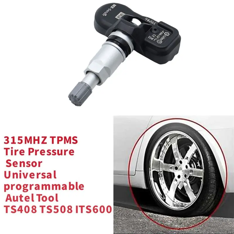 New Universal Programmable MX Sensor 315MHZ Autel TS408 TS508 ITS600 TPMS Tire Pressure Sensor Monitor Car Programmed